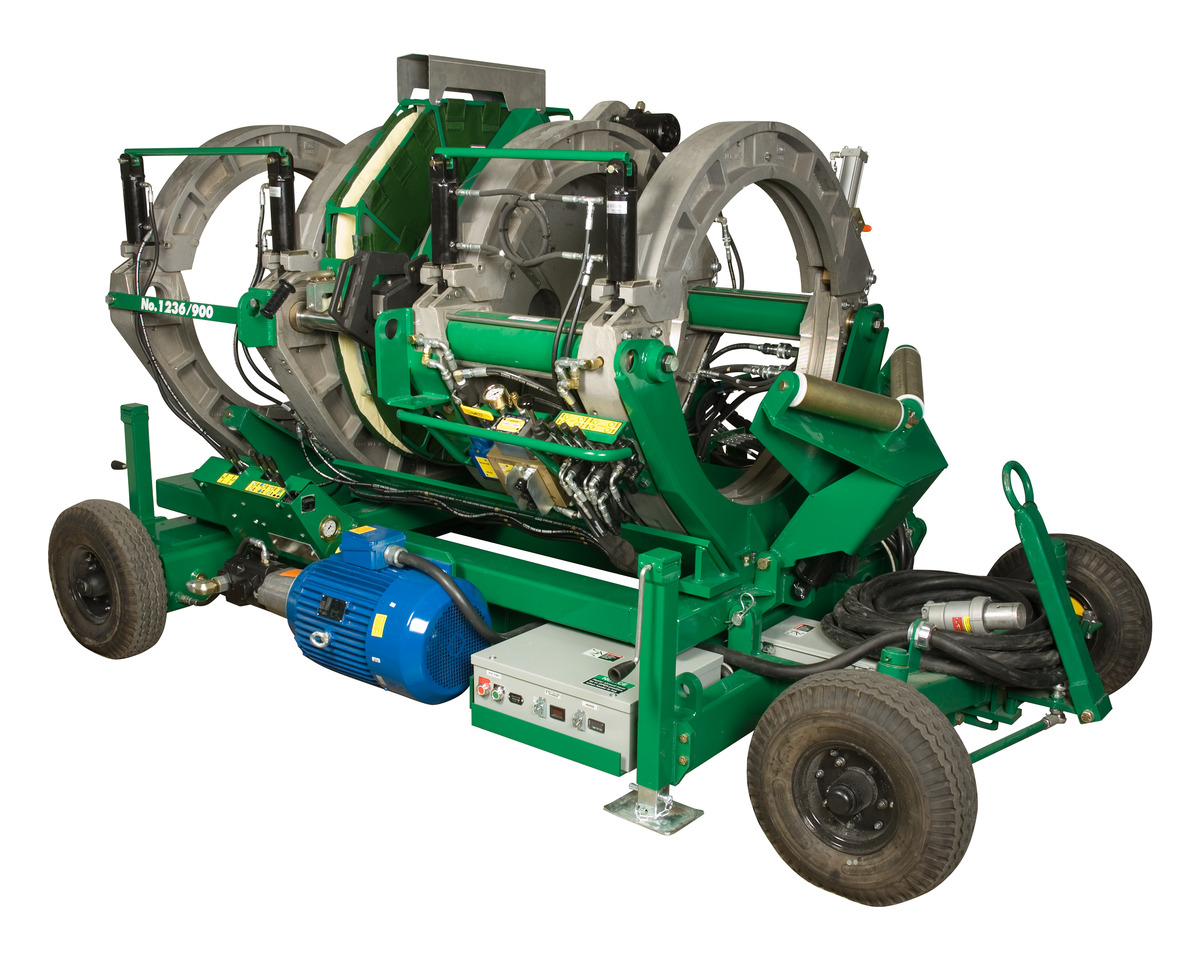 McElroy Mega Mac 1236 fusión HDPE gran diámetro