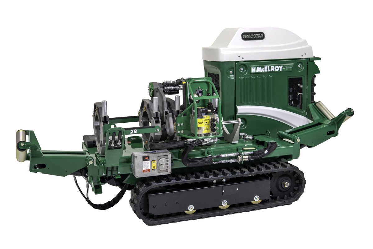McElroy TracStar 28 autopropulsado orugas HDPE
