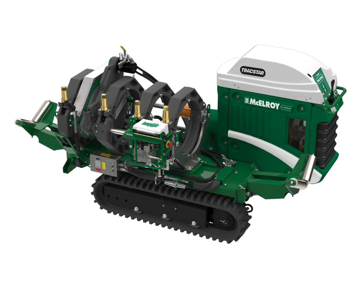 McElroy TracStar 618i autopropulsado orugas HDPE